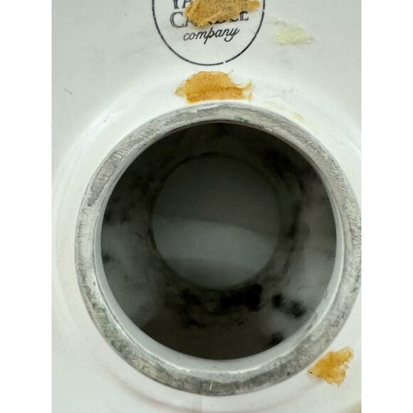 YANKEE CANDLE Theresa Kogut Shade Jar Topper and 4.75" Plate Snowman - Picture 9 of 9